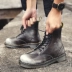 Giày nam cao cổ Martin boots nam phong cách Anh giày dụng cụ phiên bản Hàn Quốc của mùa hè hoang dã giày thủy triều thoáng khí giày mùa thu - Giay cao Giay cao