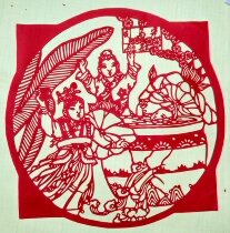 Idiom story Kong Rong let pear Sima Guang smash the cylinder mother-in-law thorn character chisel wall borrowed light Su Wu mu sheep cut paper window flowers