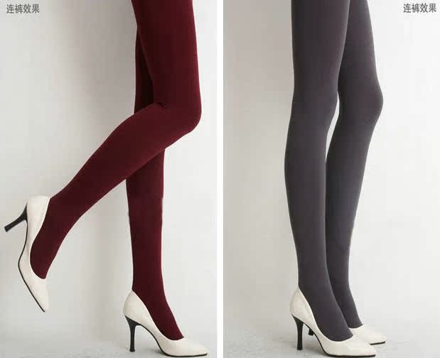Phần mỏng bước trên quần legging nữ mùa thu đông cộng với nhung là quần lửng mỏng sang trọng lông cừu ấm kéo quần quần legging lót lông