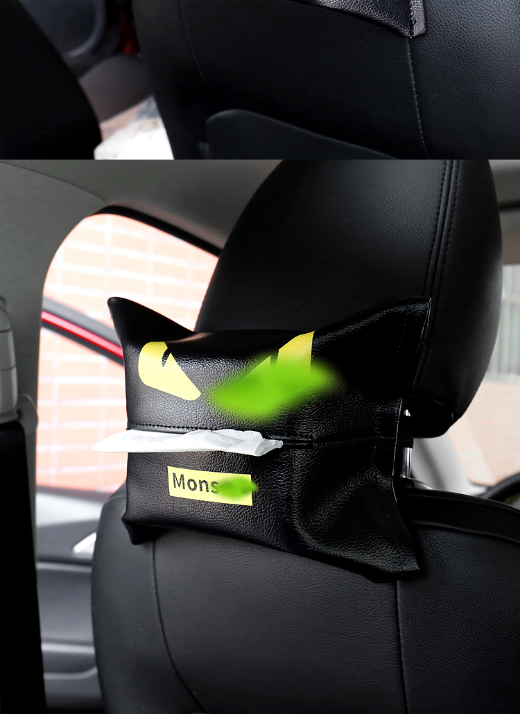 Tide thương hiệu xe cung cấp cá tính sáng tạo xe mô hộp hộp treo xe visor ghế trở lại hộp tay - Ô tô nội thất Accesseries đồng hồ trang trí xe hơi