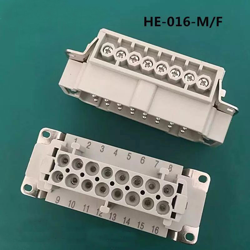 Heavy-duty Connector Industrial Aviation Plug Male pin male pin core Inner piece 16 Core HDC-HE-016-F Airplug Core