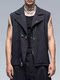 Njwn V68-M Outdoor Functional Tactical Waterproof Motorcycle Sleeveless Vest Jacket for Men, Not Acronym