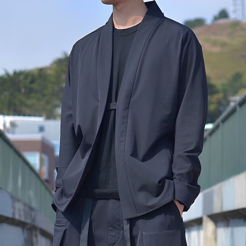 Njwn J72-Ds Functional Outdoor Daily Waterproof Long-Sleeve Shirt Samurai Robe Jacket Non-Acronym