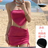 Rose red 9439-collection plus purchase free swimming cap 