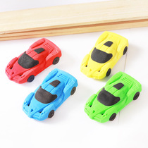 Creative cartoon sports car car eraser detachable rubber kindergarten Primary School students stationery prizes