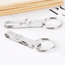 Stainless steel keychain wear belt key chain classic old key pendant Metal Mens waist key chain