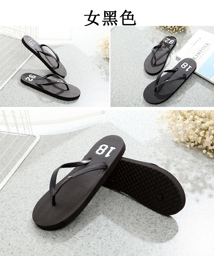 2016 Châu Âu và Hoa Kỳ của nam giới flip-flops của phụ nữ dép mùa hè và dép đi trong nhà non-slip các cặp vợ chồng đáy dày xu hướng phẳng giày bãi biển