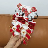 Ханьфу, детский красный аксессуар для волос, заколка для волос, шпильки для волос с кисточками, китайский стиль