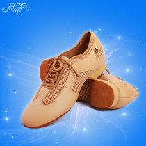 Betty Latin Dance Modern Dance Shoes for Adult Men and Women Ballroom Dance Modern Dance Low Heels Soft Sole Teacher Practice Dance Shoes AM