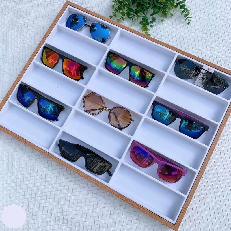 Wood Glasses Shelving Glasses Display Case Sunglasses Display Shelving Sub Optics Nearsighted Eyeglasses Display Props Nursery
