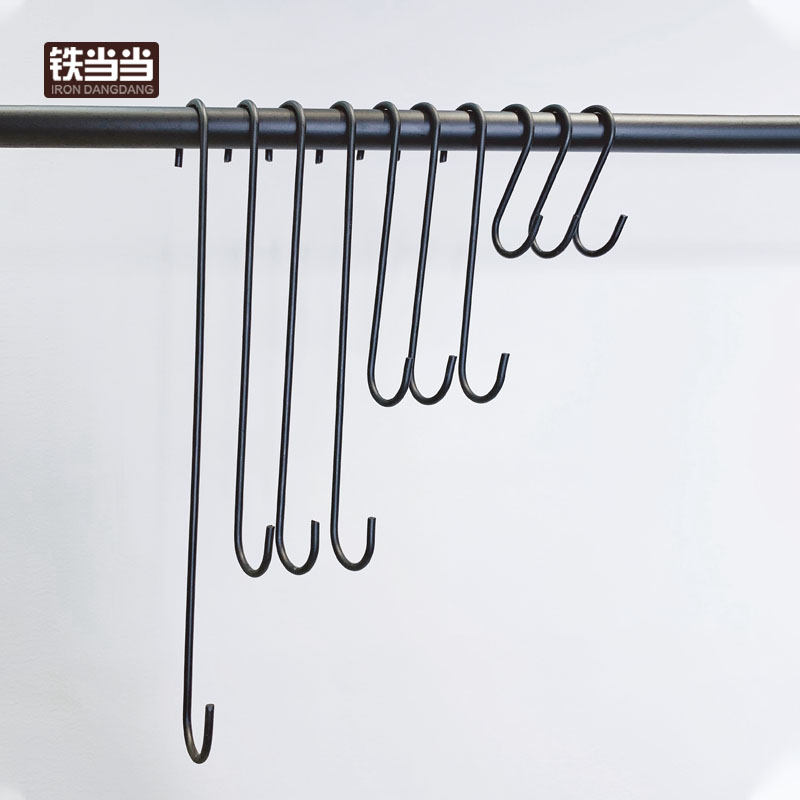 Upper wall hook s hook clothing store hook hanging clothes S hook hanger display rack wall hook upper wall hanging clothes hook