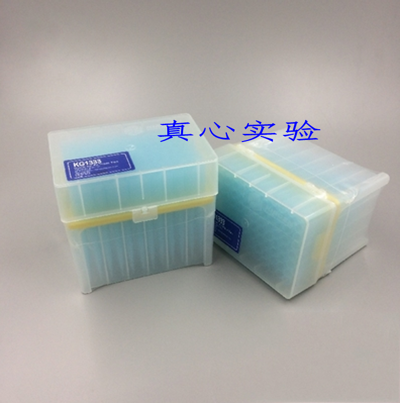 100-1000UL加长吸头 带刻度灭菌盒装 科进 KIRGEN KG1333 96支/盒