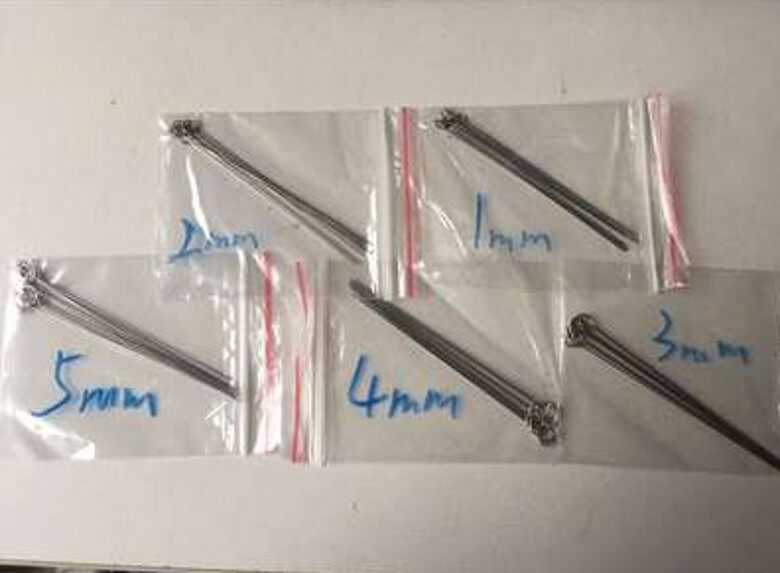 纯镍铬丝接种环 环径1mm 2mm 3mm 4mm 5mm 6mm  1.5元一支