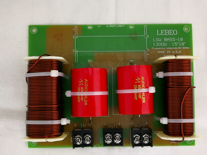 15 inch 18 inch performance speaker subwoofer crossover divider dance hall bar high power pure strength