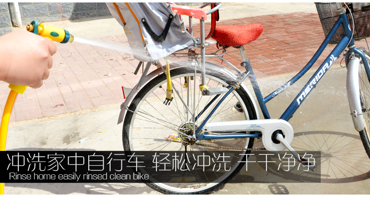 Hộ gia đình áp lực cao rửa xe súng nước nổ vòi bàn chải xe ào ạt nước súng ống áp lực rửa xe cung cấp dụng cụ - Sản phẩm làm sạch xe chổi lau rửa xe ô tô