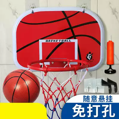 2020 children's basketball frame shooting basket home indoor 10-year-old primary school students removable wall-mounted basket frame