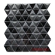 Спирораская пирамида черная чертеть 70%+черное зеркало 30% Треугольная выпуктная поверхность 10 Таблетки/квадрат