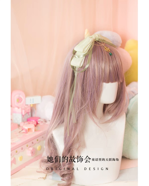 Bộ phận lâm nghiệp Sen nữ yếu tố ma thuật cô gái kẹp tóc headband Handmade nơ tóc kẹp tóc trang trí phụ kiện tóc - Phụ kiện tóc nơ kẹp tóc