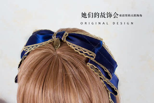 LOLITA handmade phụ kiện tóc bầu trời đầy sao chòm sao KC headband cặp tóc của họ đồ trang trí ban đầu sẽ được gốc đồ trang trí đầu