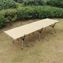 Outdoor camping folding bed sturdy and durable vehicle portable thickened reinforced hospital accompanied by convenient and multifunctional bed