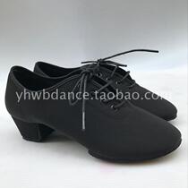 Emperor dance Pa Oxford cloth childrens boys flat heel Latin dance shoes Soft-soled practice shoes Sailor dance square dance shoes