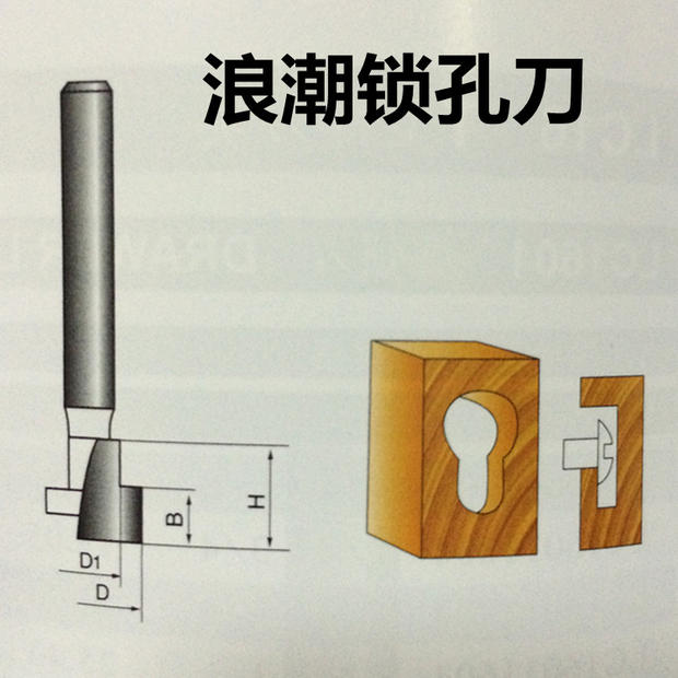 Wave keyhole knife woodworking knife carving knife lock head knife 1 4 1 2 picture wide slotting knife opening size hole knife
