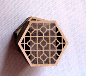 Wave Guitar Hexagonal Double Hooking Window Double Hu Musical Window Accessories Two Factory Direct Selling