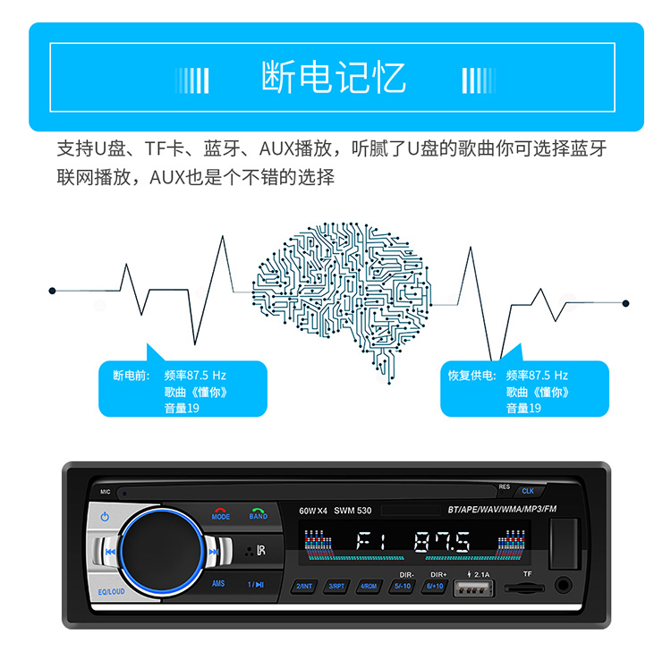 bộ phát wifi tenda f3 Geely Vision xe chuyên dụng Bluetooth radio xe hơi Máy nghe nhạc MP3U thay vì máy chủ CD DVD - Trình phát TV thông minh