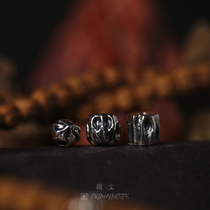 (produced by dust) handmade baixiang seeds re-engraved with beads to play with bracelets sterling silver baixiang seeds Buddha beads accessories