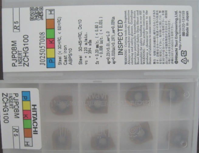 ZCHG100 PJP08M Hitachi milling cutter Valt also has original equipped with knife