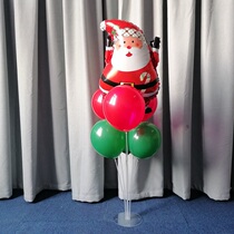 Christmas decorations on the ground floating shopping mall shop surface layout old man shape cabinet ground dress tree