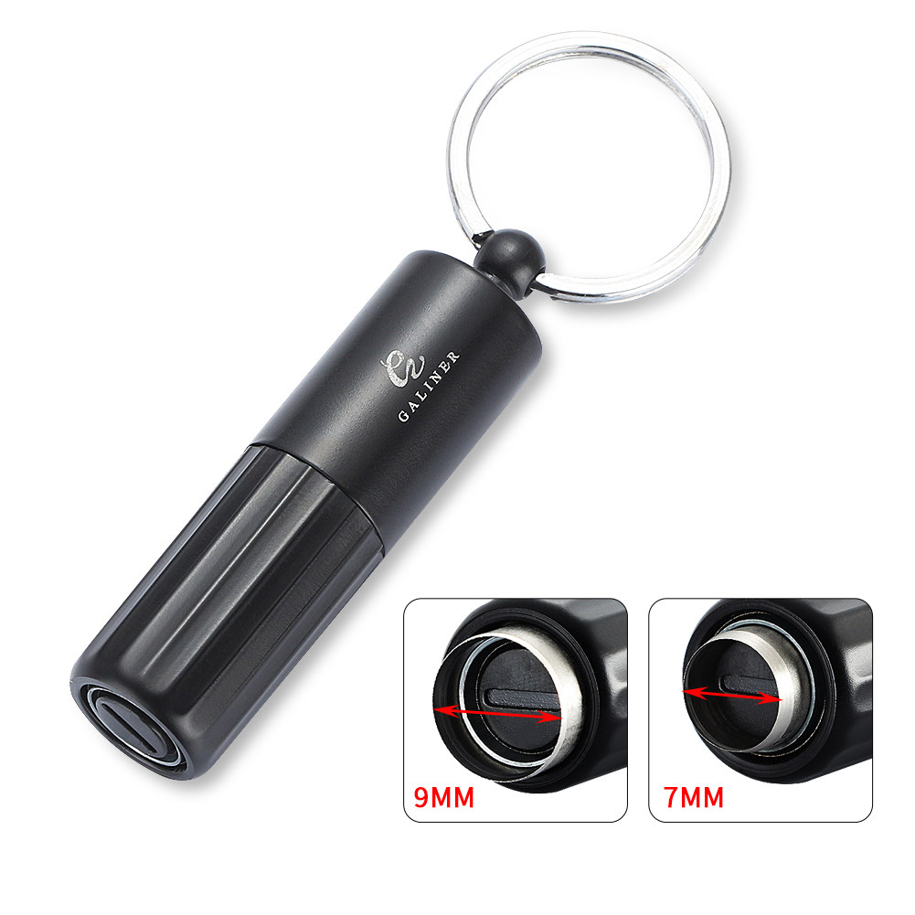 galiner cigar cutter puncher portable double-aperture drilling cigar drill sharp scissors tool drill