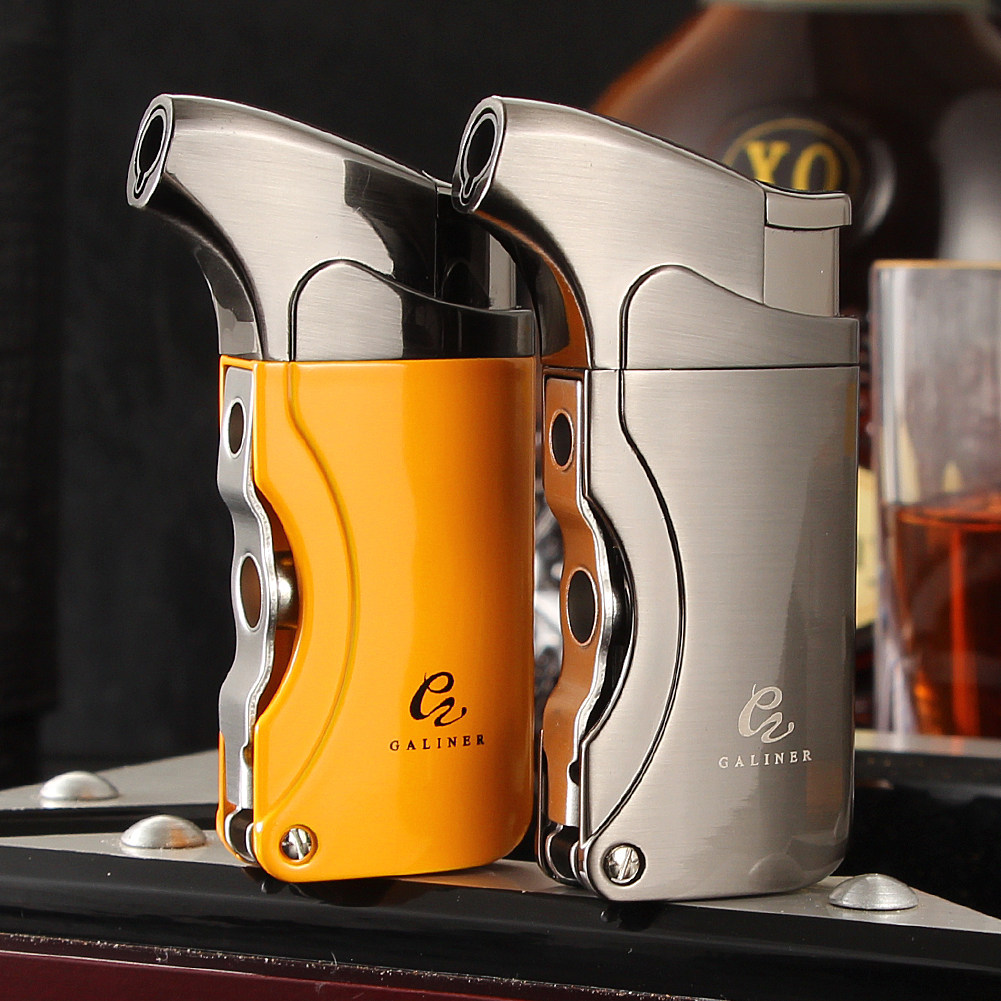 Lighter windproof creative direct personality gas to send boyfriend inflatable tide cigar moxibustion net red men's lighter