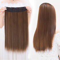 True hair piece hair extension true hair piece hair piece curly hair true hair piece one-piece thickened seamless hair extension