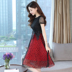 Vipshop sẽ bán tủ quần áo nữ thần sang trọng mùa hè thương hiệu quần áo giảm giá cửa hàng nữ để rút tủ chính hãng - Váy eo cao 	váy buộc dây eo Váy eo cao