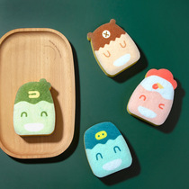 Dishwashing sponge Thickened Double-sided Magic Wipe Strong Decontamination of Baise cleaning cloth Dishcloth Kitchen Pan Brush Bowls Clean God