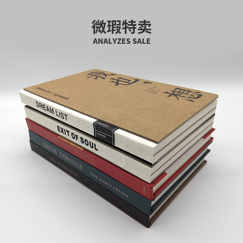 Time to open the micro-defect product original creative a5 college student blank diary hand-painted painting hand account notebook