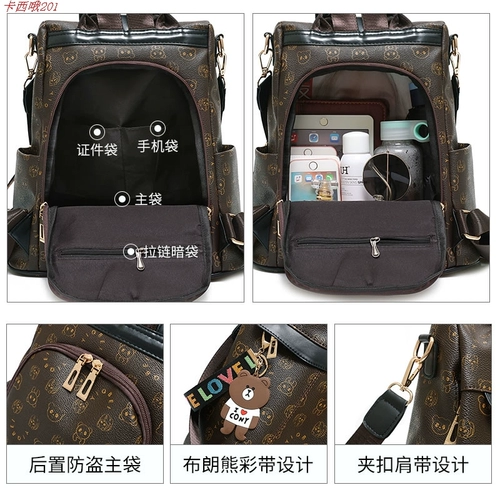 Рюкзак, модная сумка через плечо, хаки картхолдер, США, из натуральной кожи