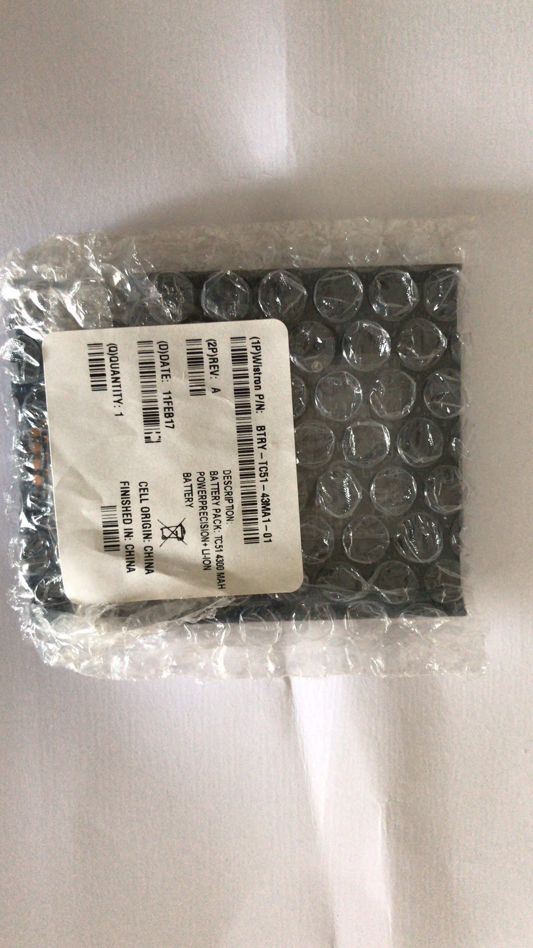 Original brand new TC51 battery BTRY-TC51-43MA1-01 4300MAH