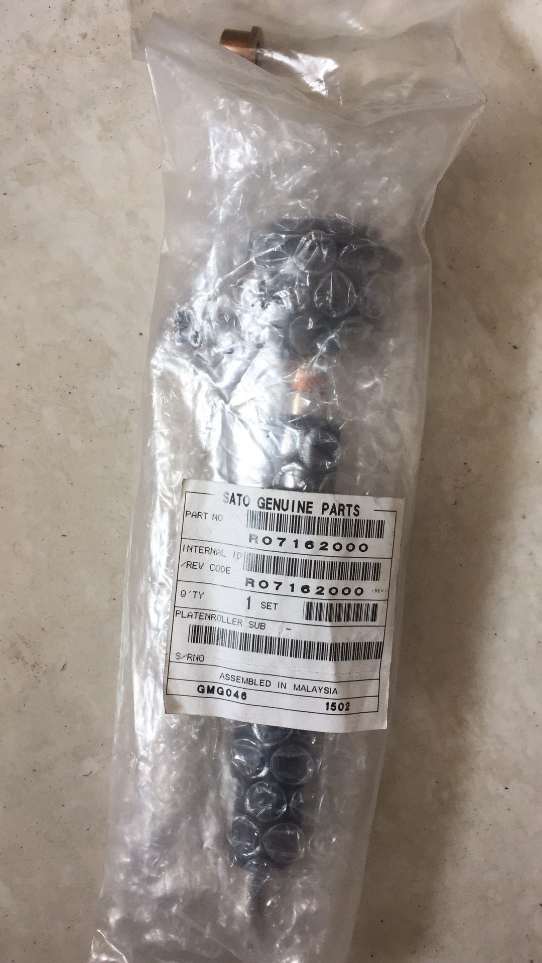 Original assembly SATO Sato CL408E CL412E rubber roller barcode printing machine roller printing machine accessories