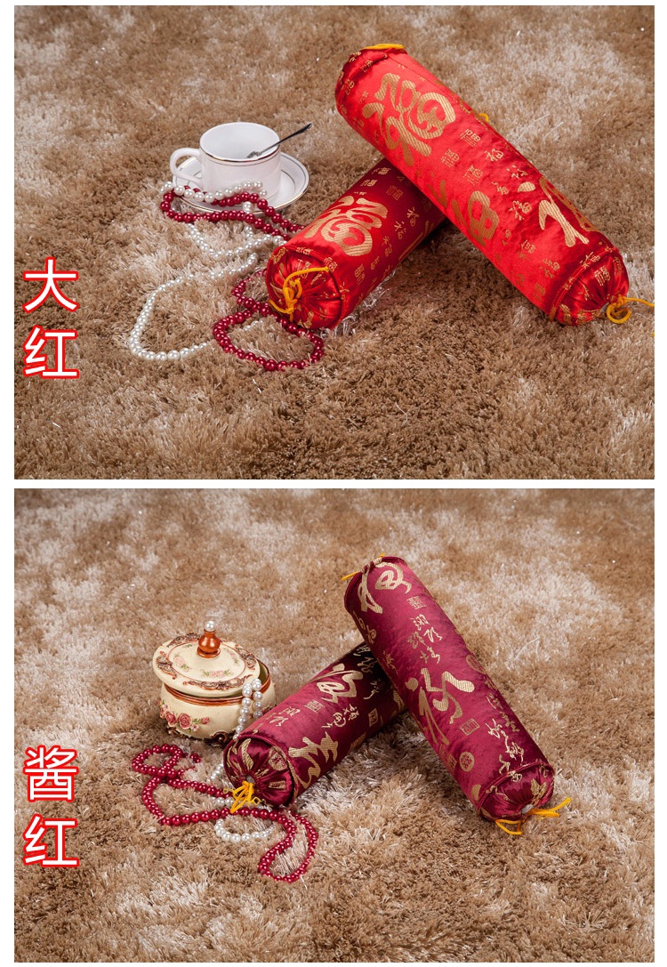 Gối ôm cổ kiều mạch Gối gối tròn nhỏ kẹo gối tròn cứng gối massage gối y tế gối cổ tử cung đặc biệt gối lock&lock