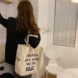 Тканевый мешок, портативная сумка на одно плечо для отдыха, в корейском стиле