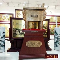 Metal tripod antique copper tripod 3# integrity Jin Ding landing tripod ornaments opening gift company celebration gifts