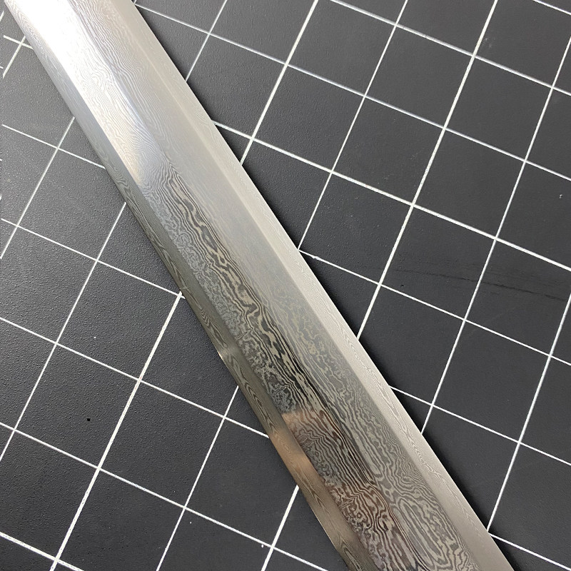 精师刀剑纯手工锻打一体龙骨百炼花纹钢八面剑身26寸汉剑条未开刃：锻造历史的艺术品！🗡️-剑-淘宝好物网