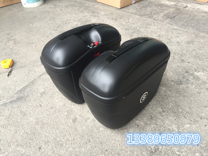 Xe máy Grand Canal Tianyi 150-200 hộp đuôi hộp hộp bên hộp Tianzhu 150-200 bên hộp giải phóng nhanh hộp treo - Xe gắn máy phía sau hộp thùng sau xe máy nhỏ gọn