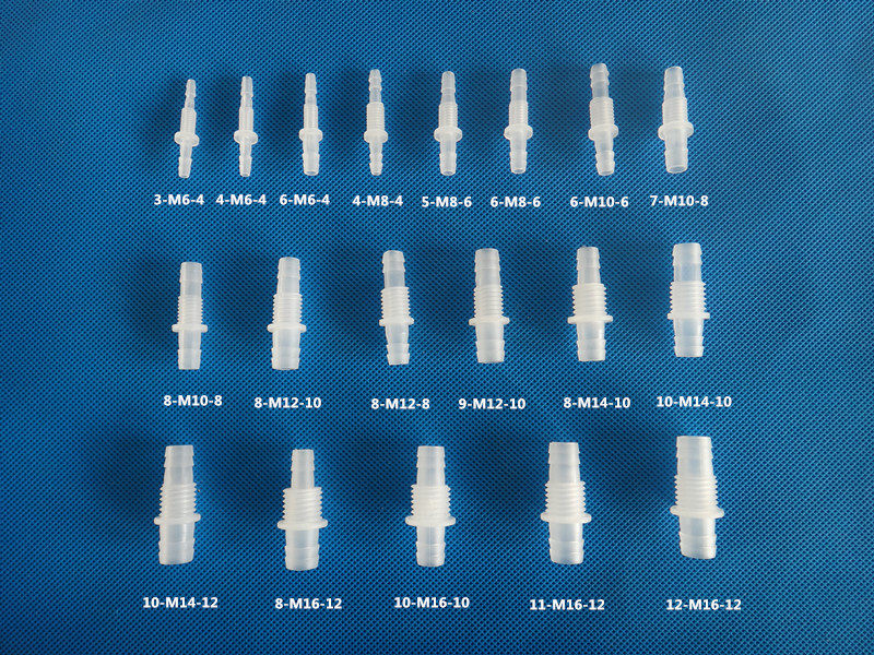 Wearable plate straight through plastic Pagoda joint hose joint diameter through plate straight diameter
