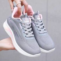 Spring Fall Old Beijing Cloth Shoes Womens Tennis Noodles Breathable Airweave Sneakers Women Shoes Casual Shoes Middle Aged Mother Shoes