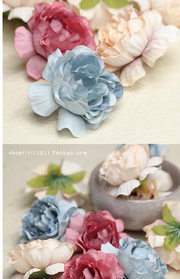 Hoa dâm bụt hoa dâm bụt nhỏ mô phỏng hoa nhỏ mũ rơm trang trí mũ DIY phụ kiện thủ công giày hoa 4,5 nhân dân tệ 6 - Phụ kiện tóc phụ kiện tóc hà nội