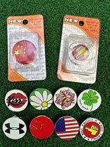 New golf mark golf magnetic hat clip mark golf mens and womens accessories ball position mark