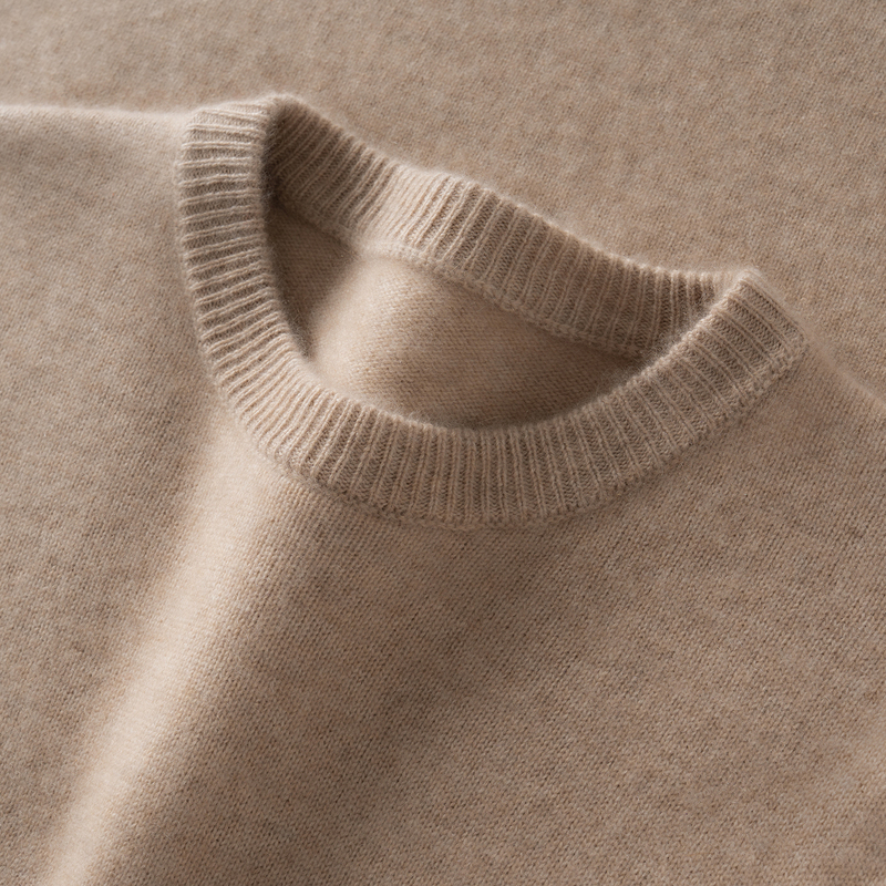 2026 Autumn/Winter Men's Cashmere Sweater, Thickened Goat Wool Sweater, Round Neck, Warm Wool Sweater, Knitted Base Layer 2026 Autumn/Winter Men's Cashmere Sweater, Thickened Goat Wool Sweater, Round Neck, Warm Wool Sweater, Knitted Base Layer